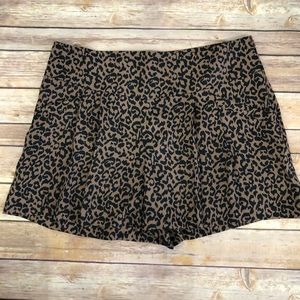 Loft Leopard Shorts